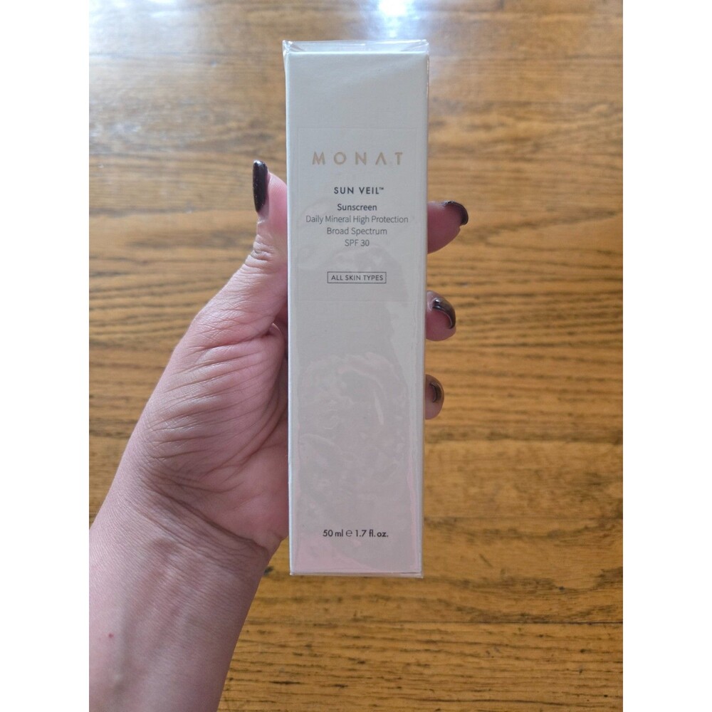 Monat Sun Veil Mineral Sunscreen SPF 30 • 1.7 fl oz • All Skin Types •NEW Sealed